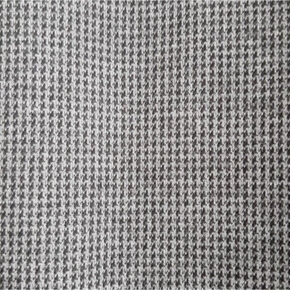 DELLA SPIGA / Italy Soft Ponte Knit Pull-On Skirt Classic Houndstooth Gray Sz XL - Picture 4 of 9